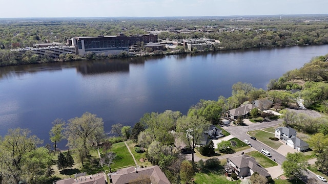 22 13th St S, Sauk Rapids, MN 56379 - aerial view of property's location featuring a large body of water