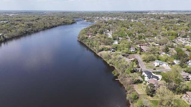22 13th St S, Sauk Rapids, MN 56379 - view of property location featuring a large body of water and a heavily wooded area