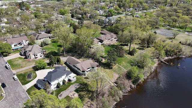 22 13th St S, Sauk Rapids, MN 56379 - aerial overview of property's location with a large body of water and nearby suburban area
