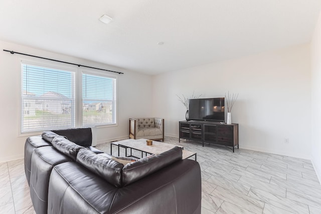 7145 208th Cv N, Forest Lake, MN 55025 - living area with marble finish floor and baseboards