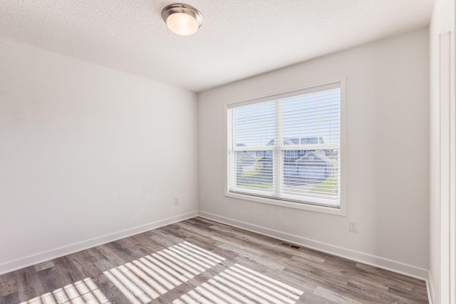 7145 208th Cv N, Forest Lake, MN 55025 - spare room with wood finished floors, baseboards, and a textured ceiling