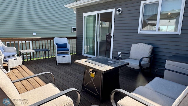 5477 11th St W, West Fargo, ND 58078 - view of wooden terrace