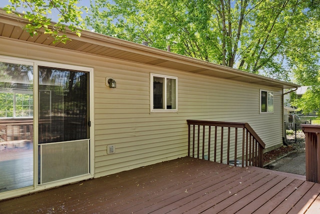 1604 Viking Dr, Buffalo, MN 55313 - view of wooden deck