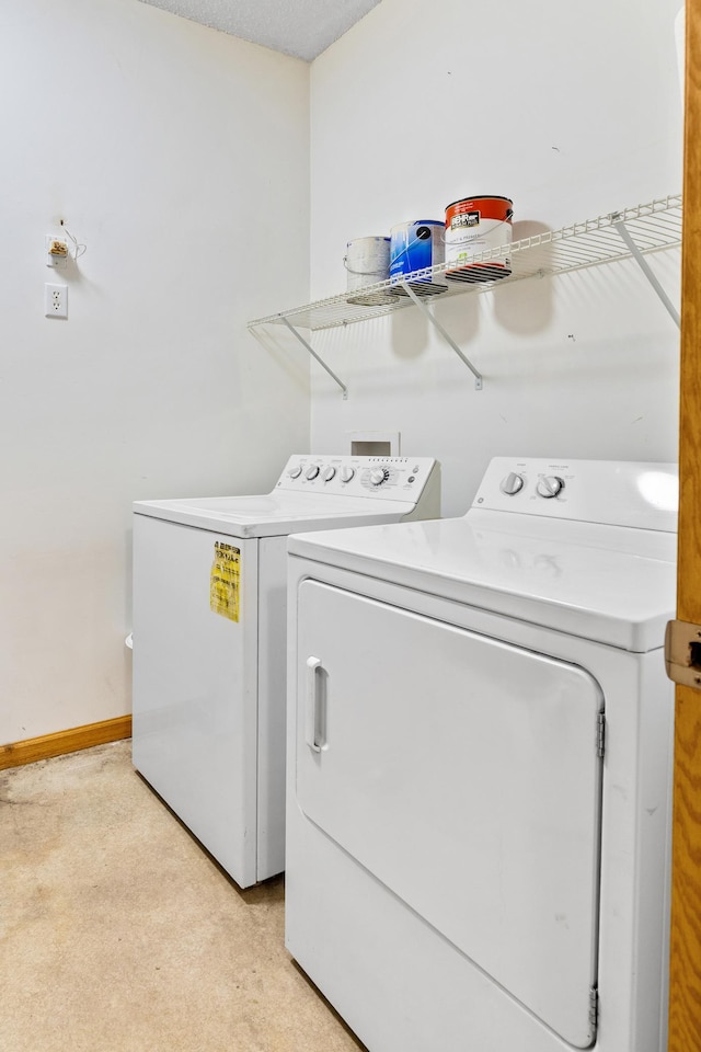 7625 Lachman Ave NE, Otsego, MN 55301 - washroom featuring independent washer and dryer and light carpet