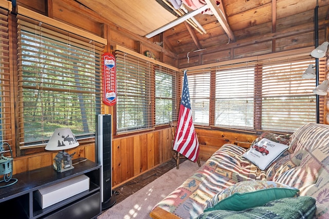 1949 Little Blake Lake Ln, Georgetown Twp, WI 54853 - view of sunroom