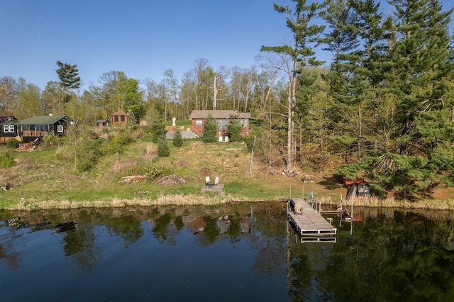 1949 Little Blake Lake Ln, Georgetown Twp, WI 54853 - dock area with a water view