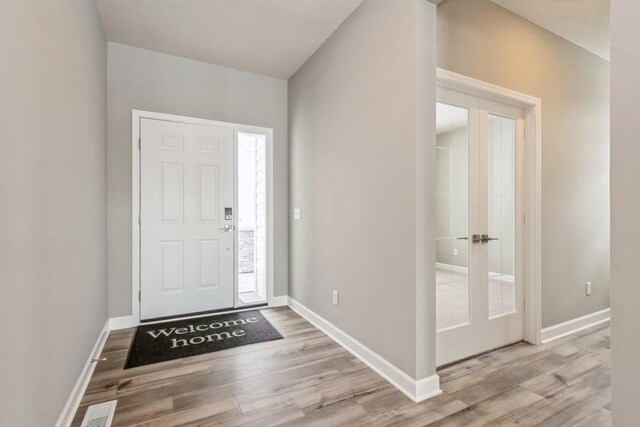 3112 Sugar Maple Dr, Chaska, MN 55318 - foyer with baseboards and wood finished floors