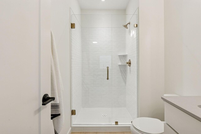 4612 Meadowview Ln, Minnetrista, MN 55331 - bathroom with a shower stall and vanity