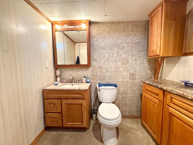 1112 10th St, Gaylord, MN 55334 - bathroom with toilet and vanity