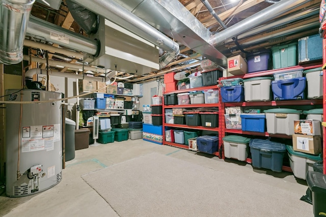 storage with gas water heater