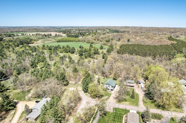 1351 Lone Pine Ln, Garfield Twp, WI 54001 - view of property location with a heavily wooded area
