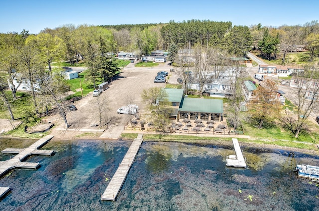 1351 Lone Pine Ln, Garfield Twp, WI 54001 - bird's eye view of a large body of water and a forest