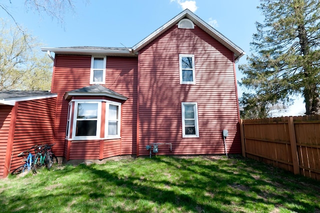 view of back of property