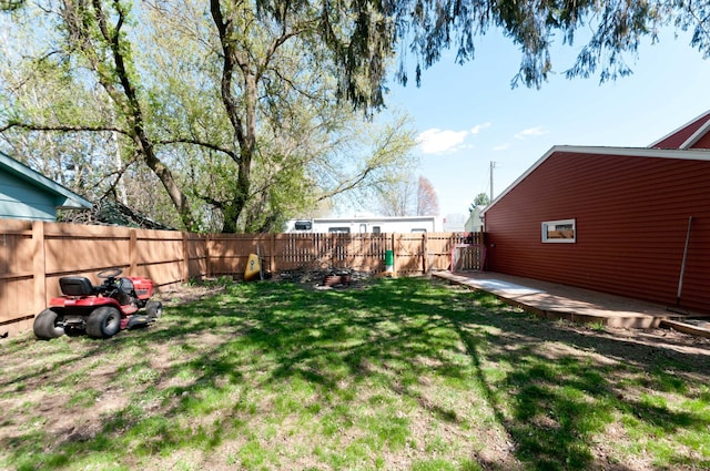 view of yard