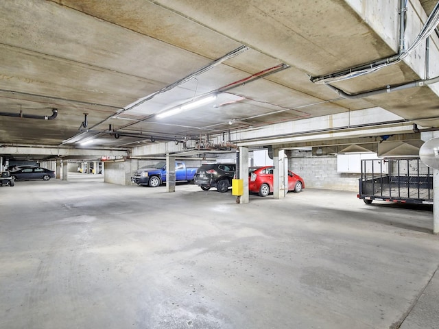 7520 Cahill Rd Unit 222A, Edina, MN 55439 - parking deck with a garage door opener