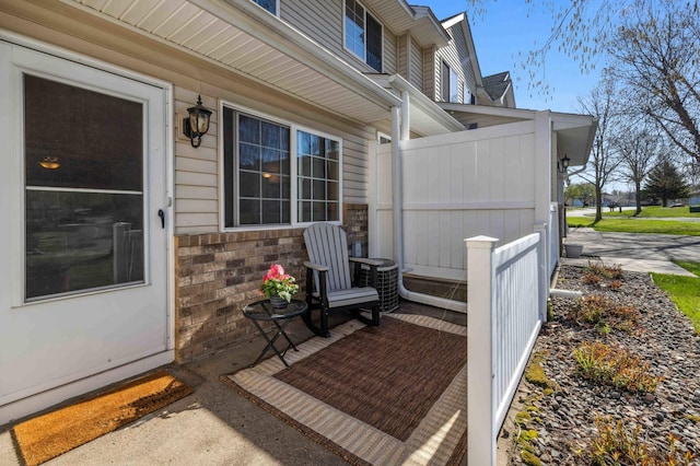 view of patio with central AC unit