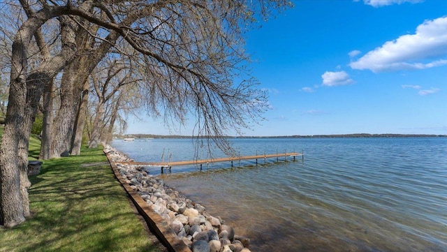 dock with a water view
