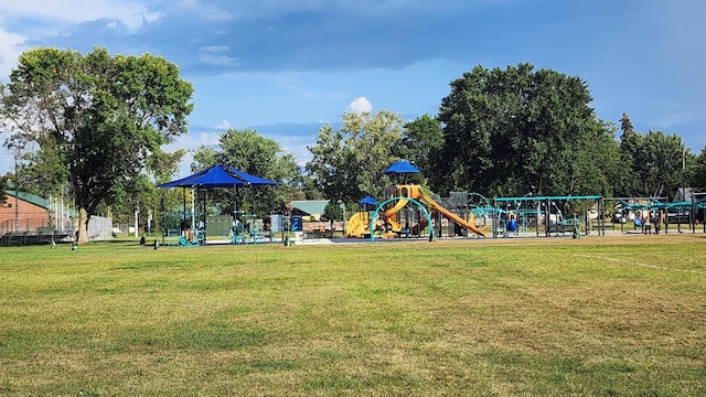 4501 Zane Ave N, Crystal, MN 55422 - community play area featuring a lawn