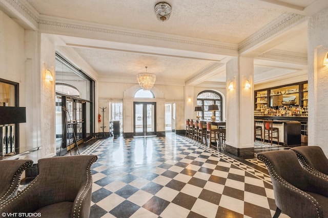 79 Western Ave N Unit 206, Saint Paul, MN 55102 - common area with a textured ceiling and crown molding