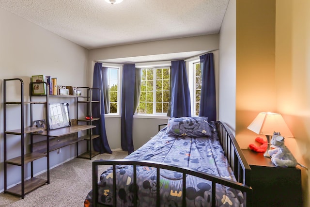 18071 Lincoln Cir NW, Elk River, MN 55330 - carpeted bedroom with a textured ceiling