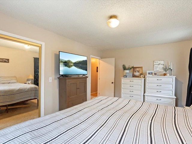 19531 Pine Landing Dr, Grand Rapids, MN 55744 - bedroom with a textured ceiling and carpet