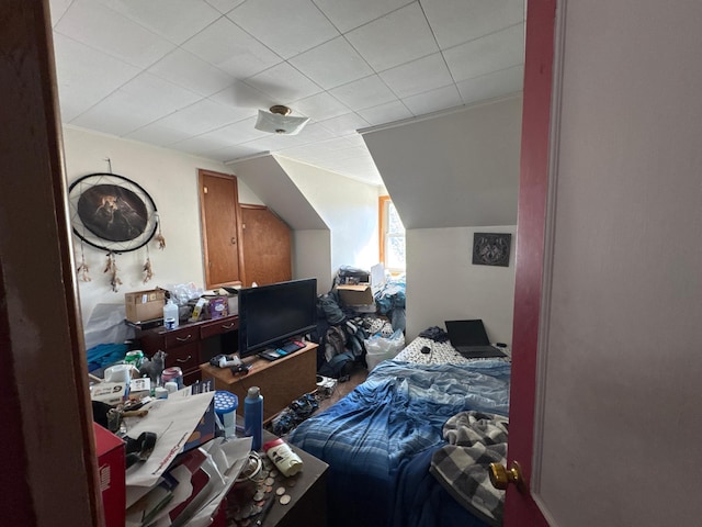 2526 Garnet Ave, Slayton, MN 56172 - bedroom featuring lofted ceiling