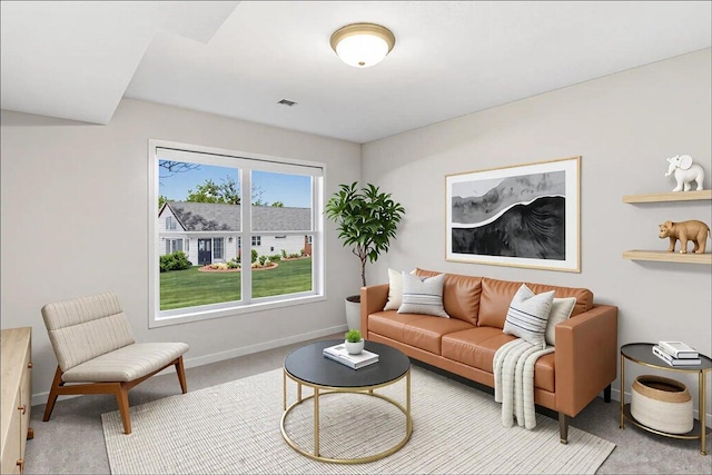 983 Aurora Cir, Red Wing, MN 55066 - living area with carpet flooring and baseboards