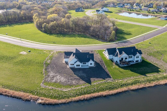 2132 Deerwood Dr, North Mankato, MN 56003 - aerial view of property and surrounding area featuring a large body of water