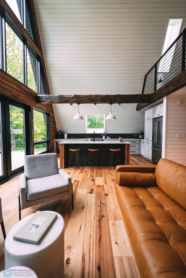 21574 State 200, Rice Twp, MN 56621 - sunroom / solarium with a sink