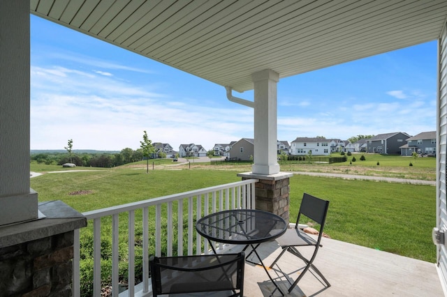 825 Spancil Hill Vw, Woodbury, MN 55129 - view of patio / terrace with a residential view