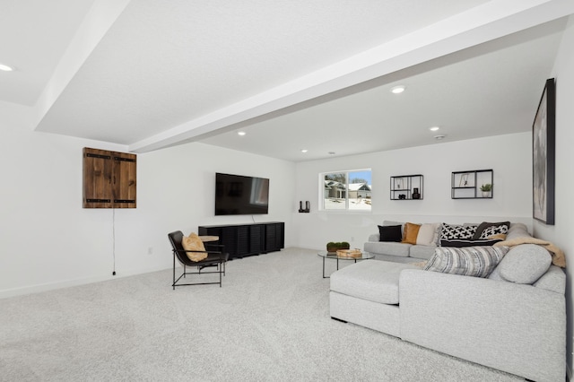 2336 Jandell Ave NE, Saint Michael, MN 55376 - carpeted living room featuring recessed lighting