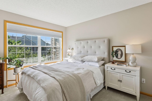 13700 54th Ave N Unit 405, Plymouth, MN 55446 - carpeted bedroom with baseboards and a textured ceiling