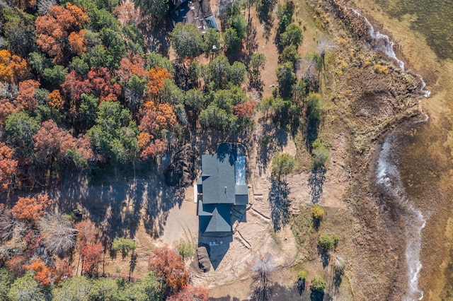 aerial view of property's location