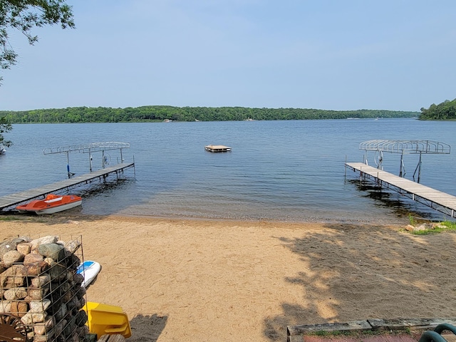 29501 Maplewood Rd Autumn, Unit Autumn, Callaway, MN 56521 - dock featuring a water view