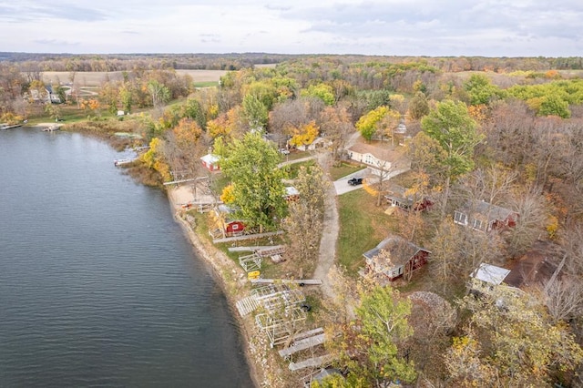 29501 Maplewood Rd Autumn, Unit Autumn, Callaway, MN 56521 - aerial view of property and surrounding area featuring a large body of water