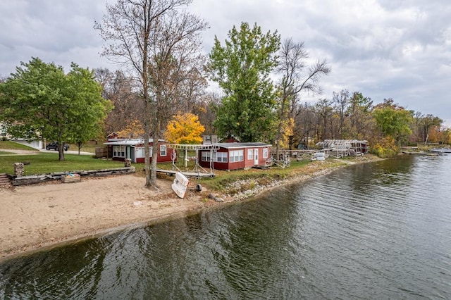 29501 Maplewood Rd Autumn, Unit Autumn, Callaway, MN 56521 - water view featuring exterior structure