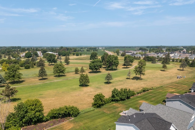 aerial perspective of suburban area