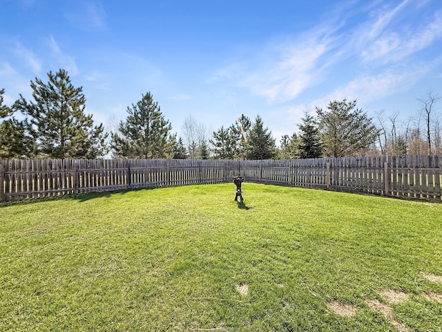 view of yard