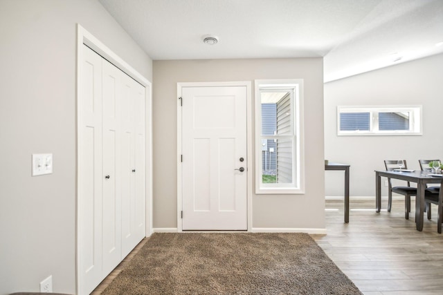 20074 Fitzgerald Trl N, Forest Lake, MN 55025 - entrance foyer with wood finished floors and baseboards
