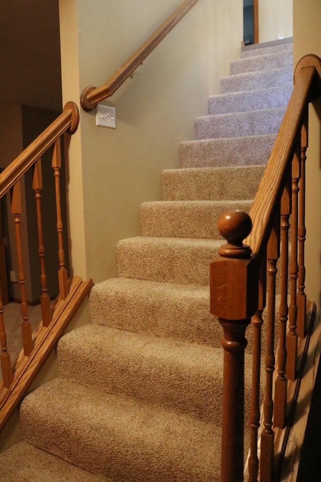 view of staircase