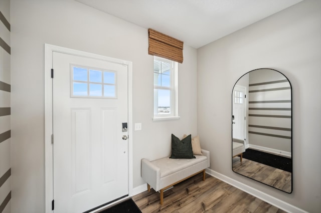 2461 Jandell Ave NE, Saint Michael, MN 55376 - entryway with wood finished floors and baseboards