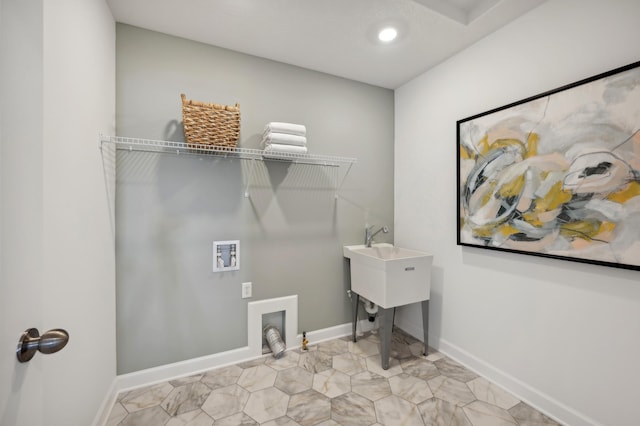 2461 Jandell Ave NE, Saint Michael, MN 55376 - laundry area featuring washer hookup and recessed lighting