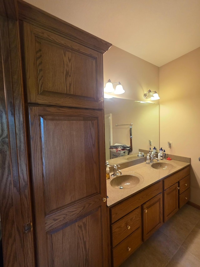 1073 Harvest Way, Lake City, MN 55041 - full bathroom featuring double vanity and tile patterned flooring