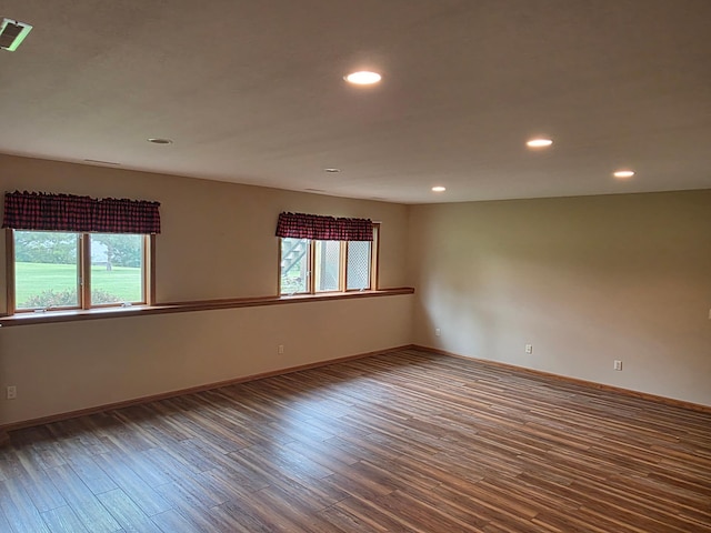 1073 Harvest Way, Lake City, MN 55041 - empty room with wood finished floors and recessed lighting