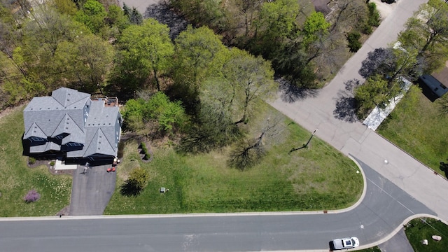 aerial view of property's location