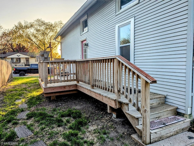 view of deck