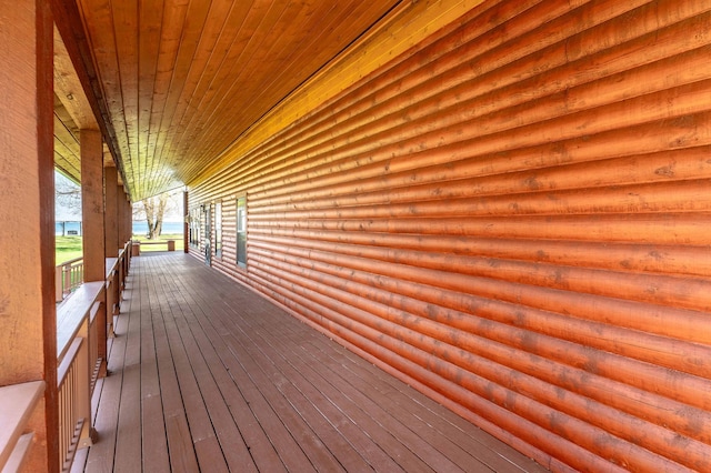 37009 Blarney Beach Rd, Everts Twp, MN 56515 - view of wooden terrace