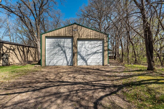 37009 Blarney Beach Rd, Everts Twp, MN 56515 - view of detached garage