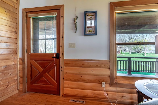 37009 Blarney Beach Rd, Everts Twp, MN 56515 - entryway featuring wood finished floors