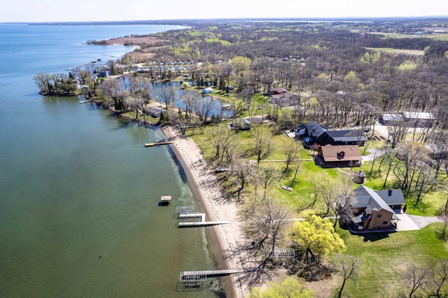 37009 Blarney Beach Rd, Everts Twp, MN 56515 - aerial view of property's location with a large body of water